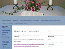 Tablet Screenshot of evangelisch-in-volkmarsen.de